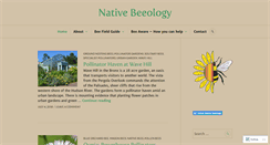 Desktop Screenshot of nativebeeology.com